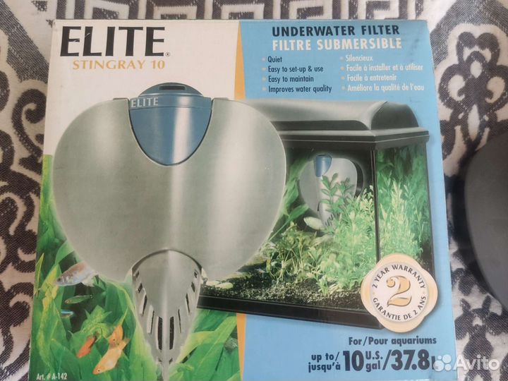 Фильтр для аквариума Elite на 37 л