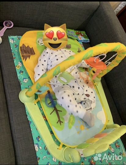 Развивающий коврик с пианино