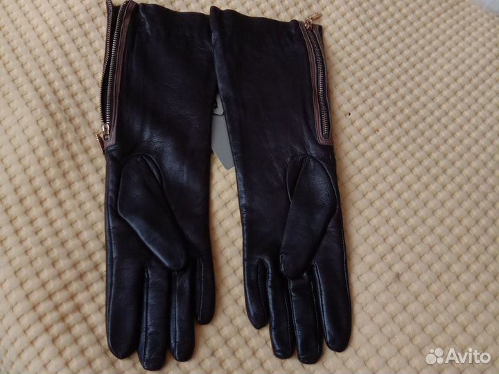 Перчатки женские кожаные 7.5