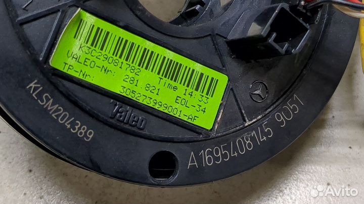 Шлейф руля Mercedes B W245, 2008