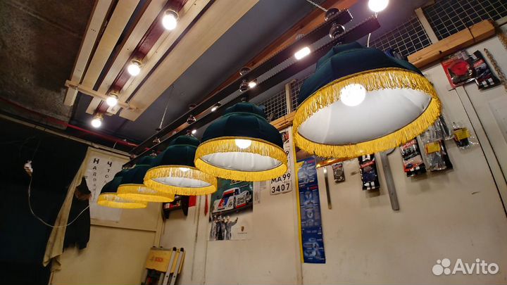 Светильники для бильярдных столов 12футов