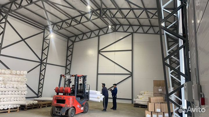 Ангар 24х64х8м из сэндвич панелей