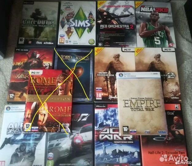 Игры на компьютер в формате DVD с мануалами