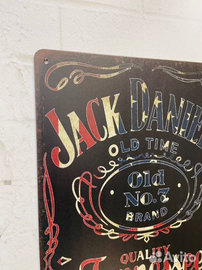 Декор на стену табличка Jack Daniels