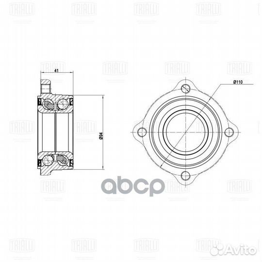 Ступица для а/м BMW 5 (F10) (09) /6 (F06) (11)