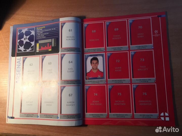 Альбом panini uefa 2008-2009