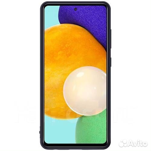 Чехлы Силикон на Samsung A52, A72 (чёрные матовые)
