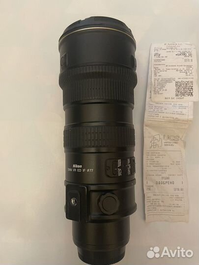 Объектив nikon 70-200 2.8G