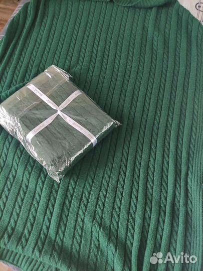 Пледы вязаные