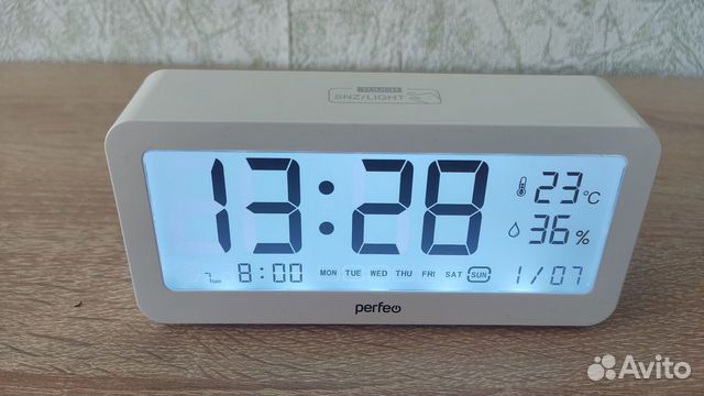 Часы-метеостанция Perfeo Brisa, белый, (PF-S8827) объявление продам
