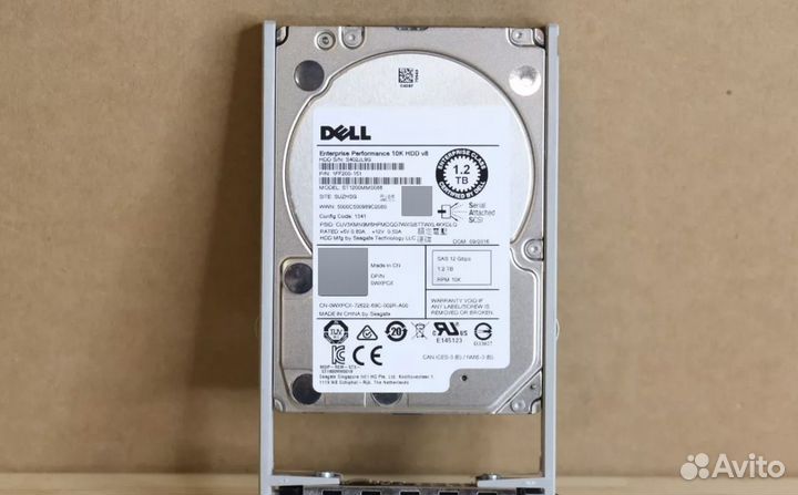 Жесткий диск Dell 1.2TB 10K 2.5 SAS 12G