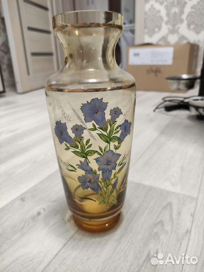 Ваза для цветов настольные,стекло