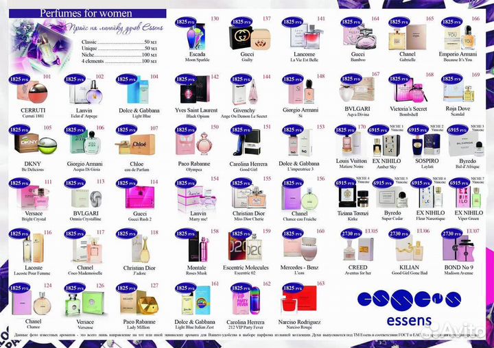 Духи essens