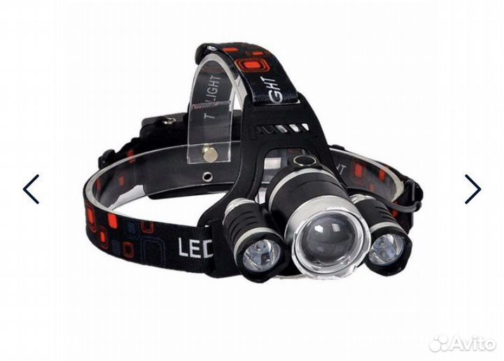 Налобный перезаряжаемый led фонарь огонь нт-367