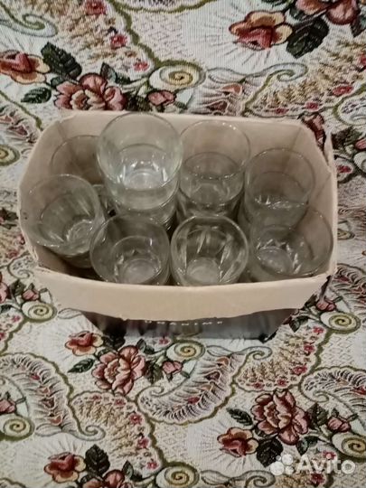 Стаканы, стопки стекло