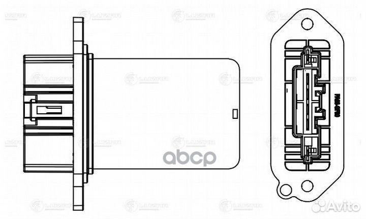 Резистор э/вент. отоп. для а/м Mazda 3 (BK) (03