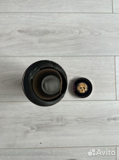 Тубус с черепом железный