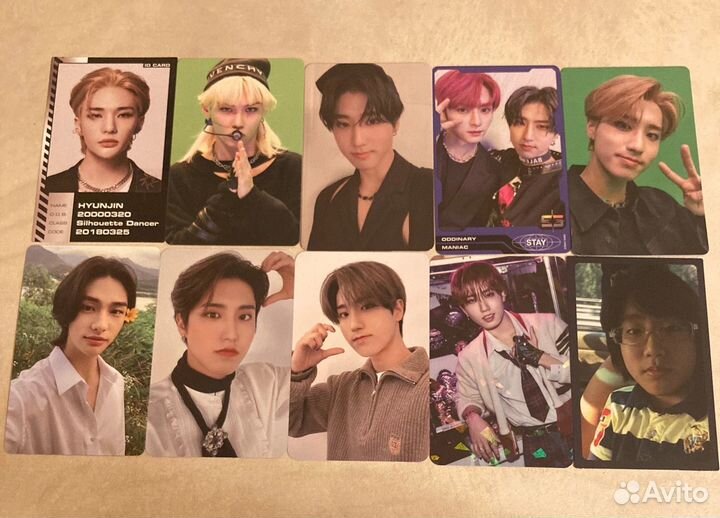 Официальные карты kpop stray kids