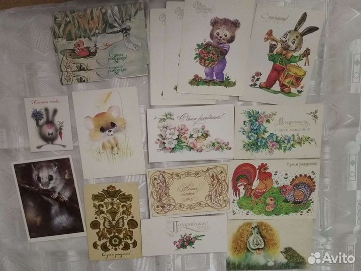 Открытки и конверты не подписанные