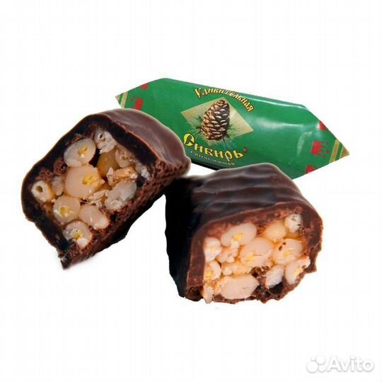 Конфеты Удивительная Сибирь грильяжная весовые