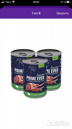 Влажный корм для собак