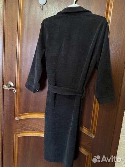 Платье рубашка женское велюровое