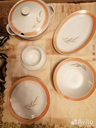 Набор столовой посуды бу