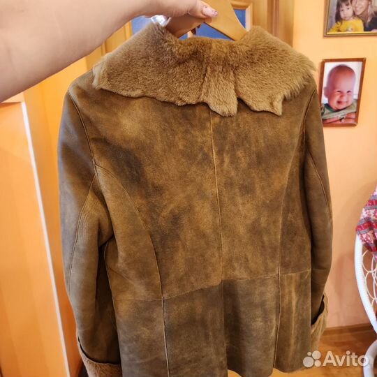 Дубленка натуральная женская 48 50 размер