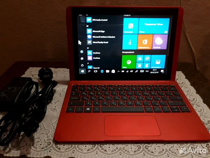 Нетбук/планшет HP с сенсорным экраном