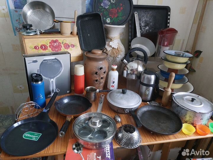 Кастрюли, сковороды,миски, чайники СССР