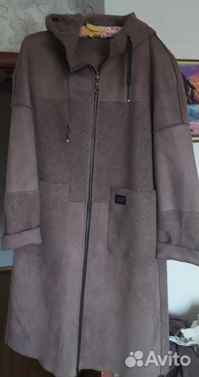 Дубленка женская двусторонняя