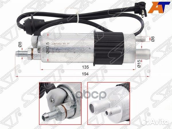 Топливный насос Mercedes W202/S202 93-00 (с про