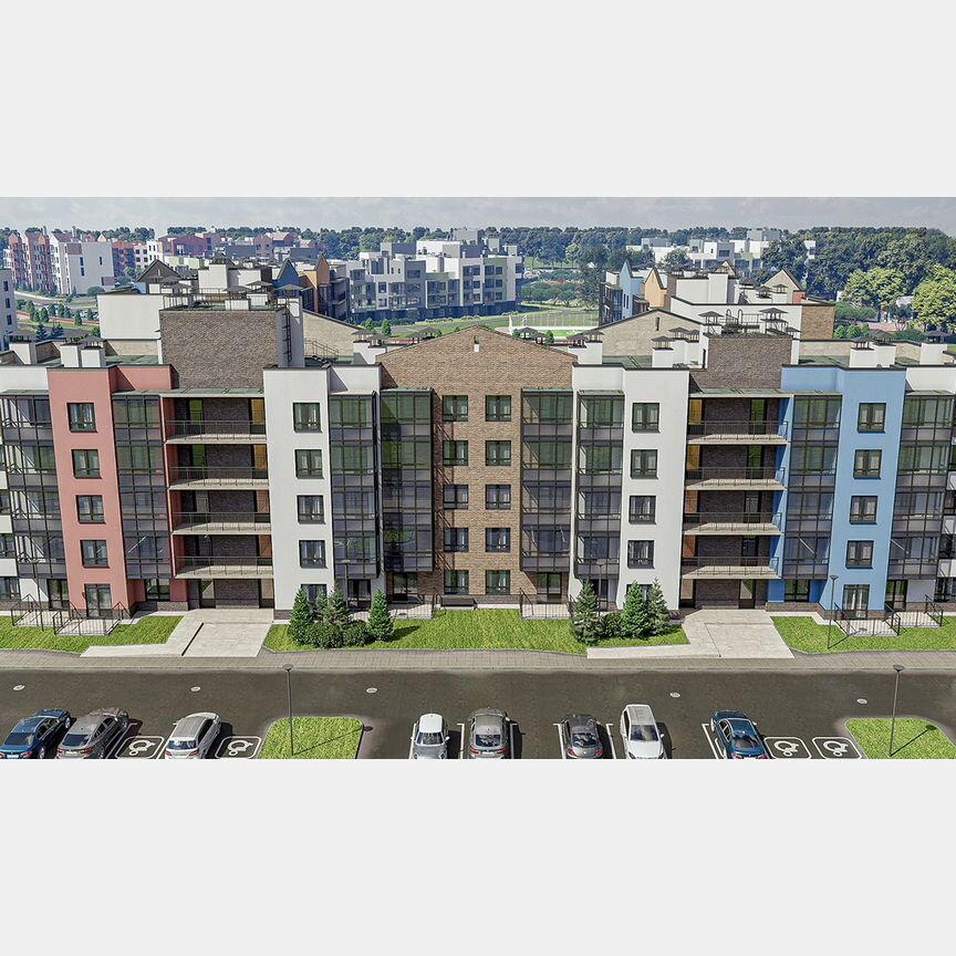 3-к. квартира, 72,6 м², 1/5 эт.