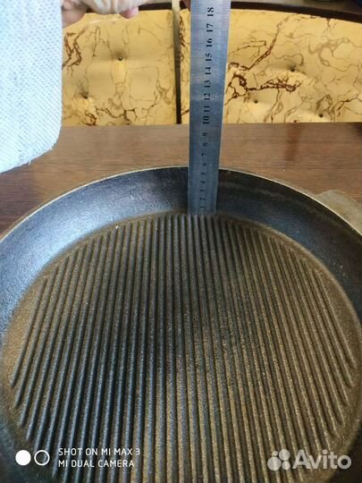 Сковорода чугунная цыплёнок тапака СССР новая