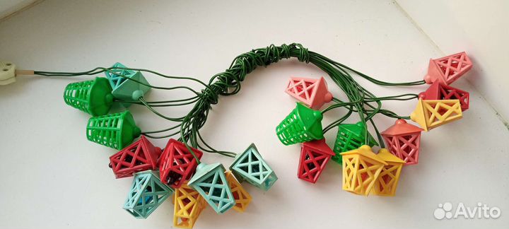 Гирлянда СССР фонарики ег-70