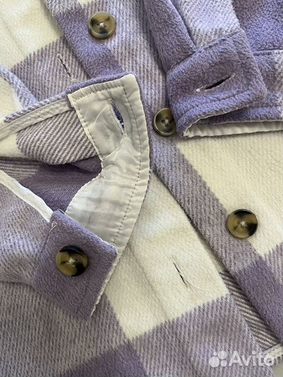 Рубашка утепленная для девочки