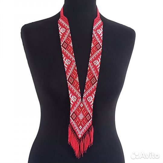 Гердан из бисера