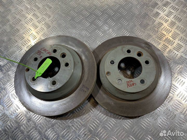 Диски тормозные (комплект) зад. Porsche Cayenne