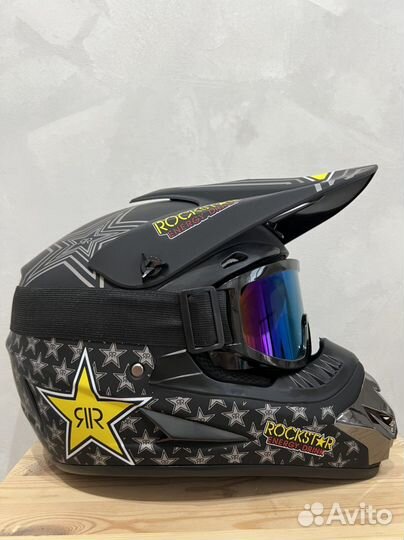 Мотошлем кроссовый детский