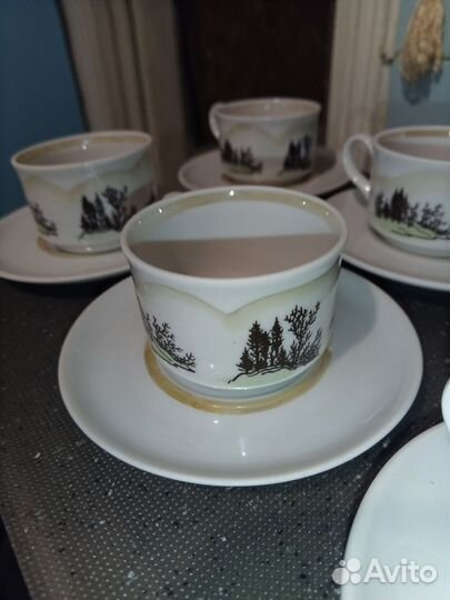 Сервиз столовый кофейный