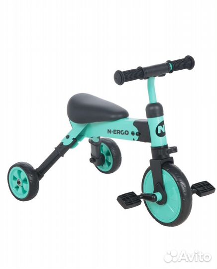 Детский трехколесный велосипед складной новый