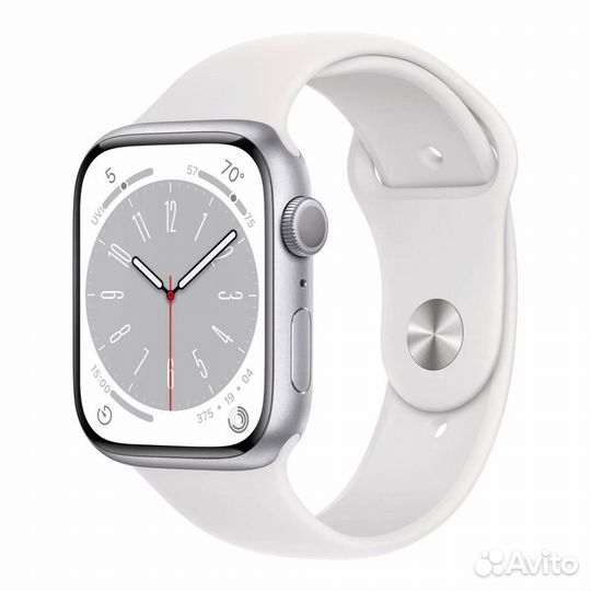 Apple Watch Series 8 45 мм Silver/White M/L