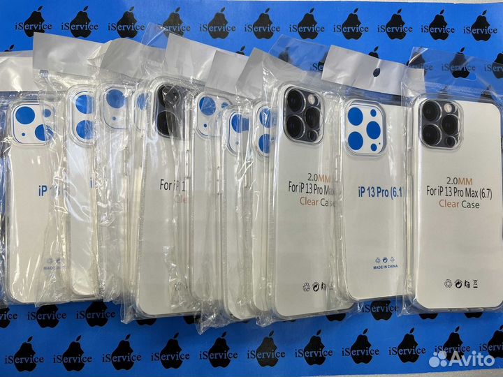 Прозрачный чехол на iPhone