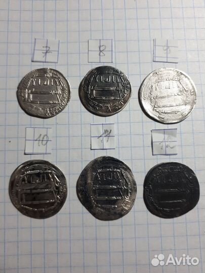 Монеты Аббасиды. Дирхем