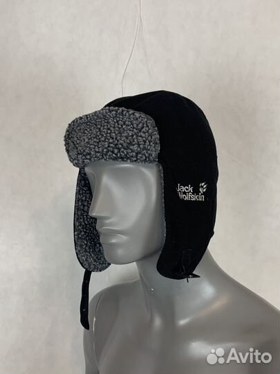 Шапка ушанка на овчине Jack Wolfskin