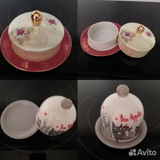Масленки фарфор,керамика