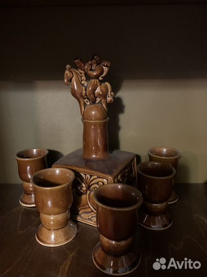 Графин и рюмки СССР