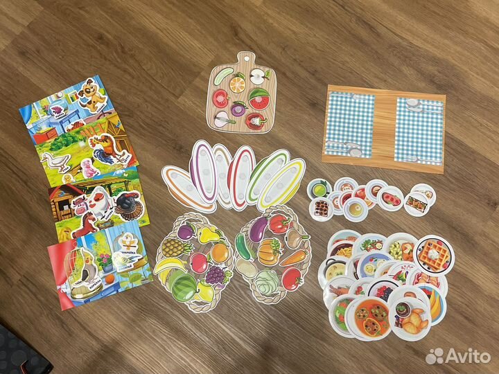 Развивашки на липучках и магните для малышей