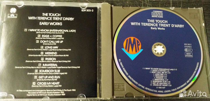 The Touch With Terence Trent D'Arby Early Works