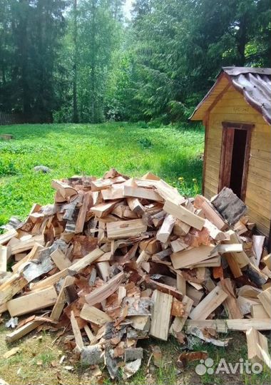 Дрова колотые сухие